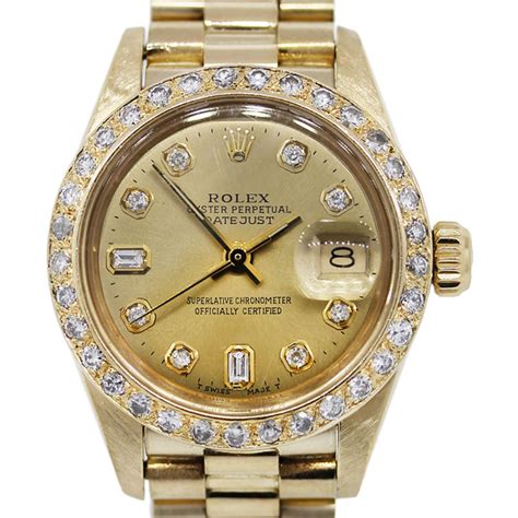 womens gold silver rolex|18k gold rolex women's watch.